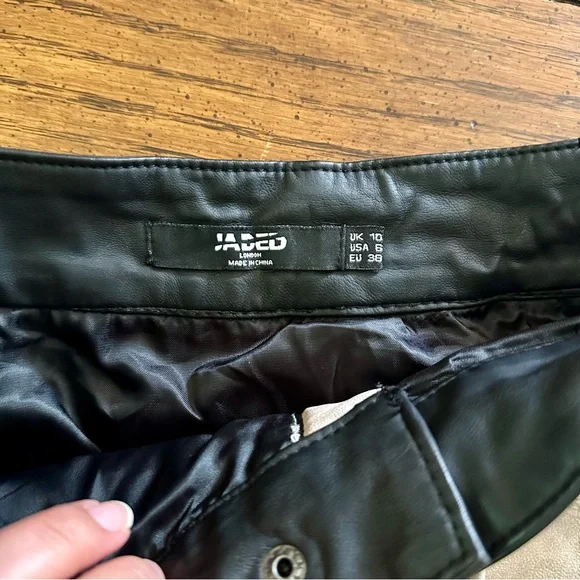 REVOLVE Jaded London Daytona Faux Leather Mini Skirt - Picture 6 of 8